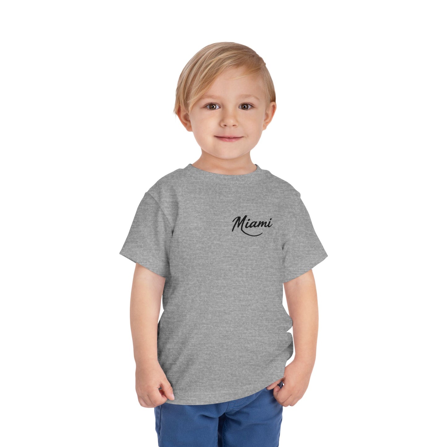 Retro Miami Unisex Toddler Short Sleeve Tee