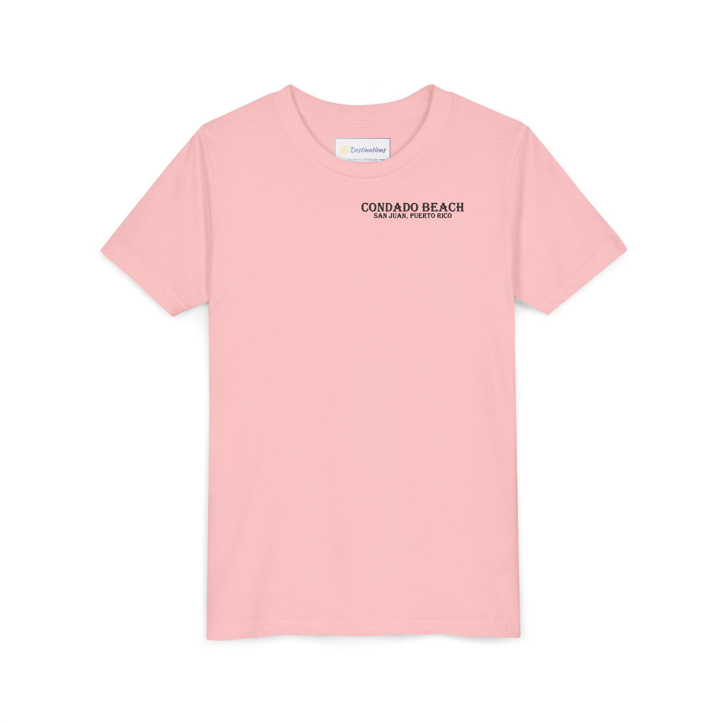 Coastal Vibes Condado Beach Unisex Youth Short Sleeve Tee