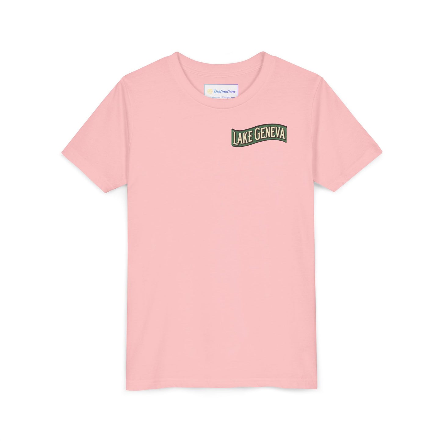 Retro Lake Geneva Unisex Youth Short Sleeve Tee