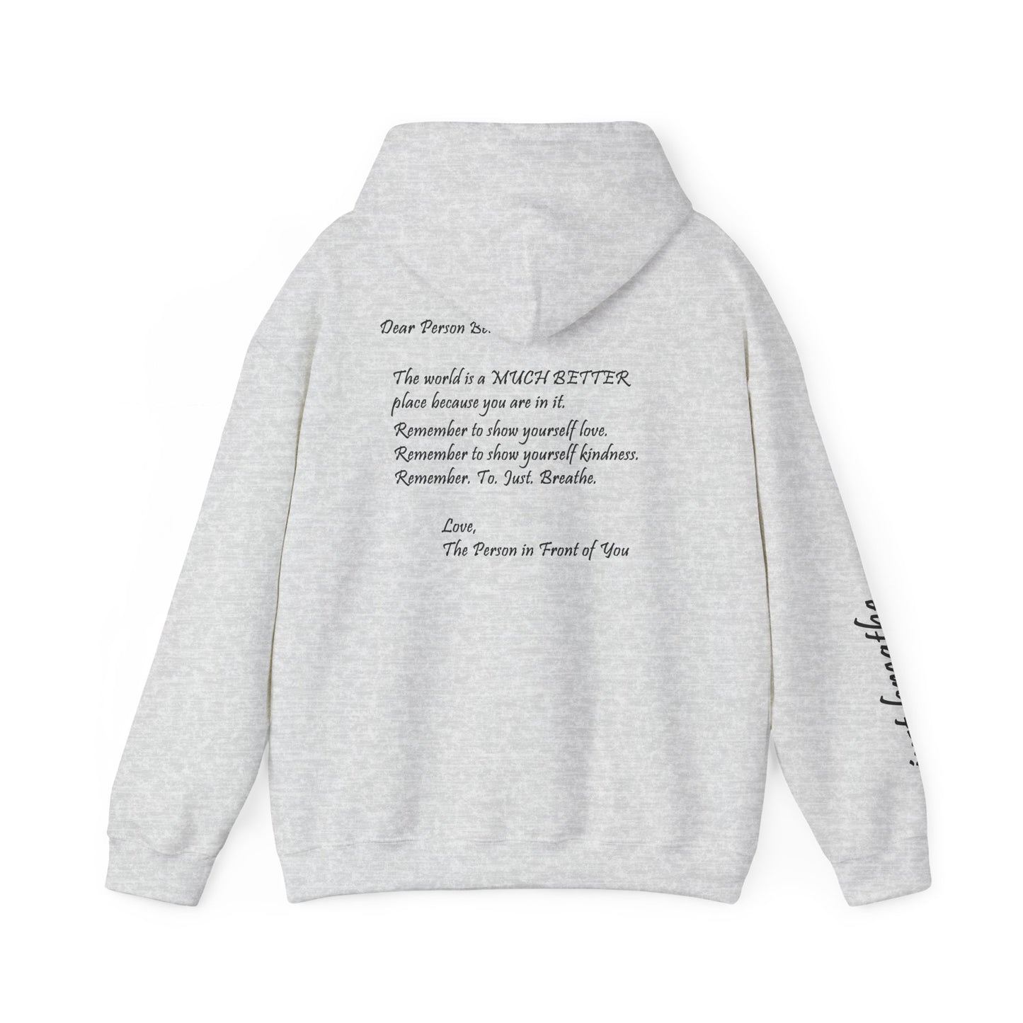 You Are Enough - Mental Health Awareness Cotton Hoodie