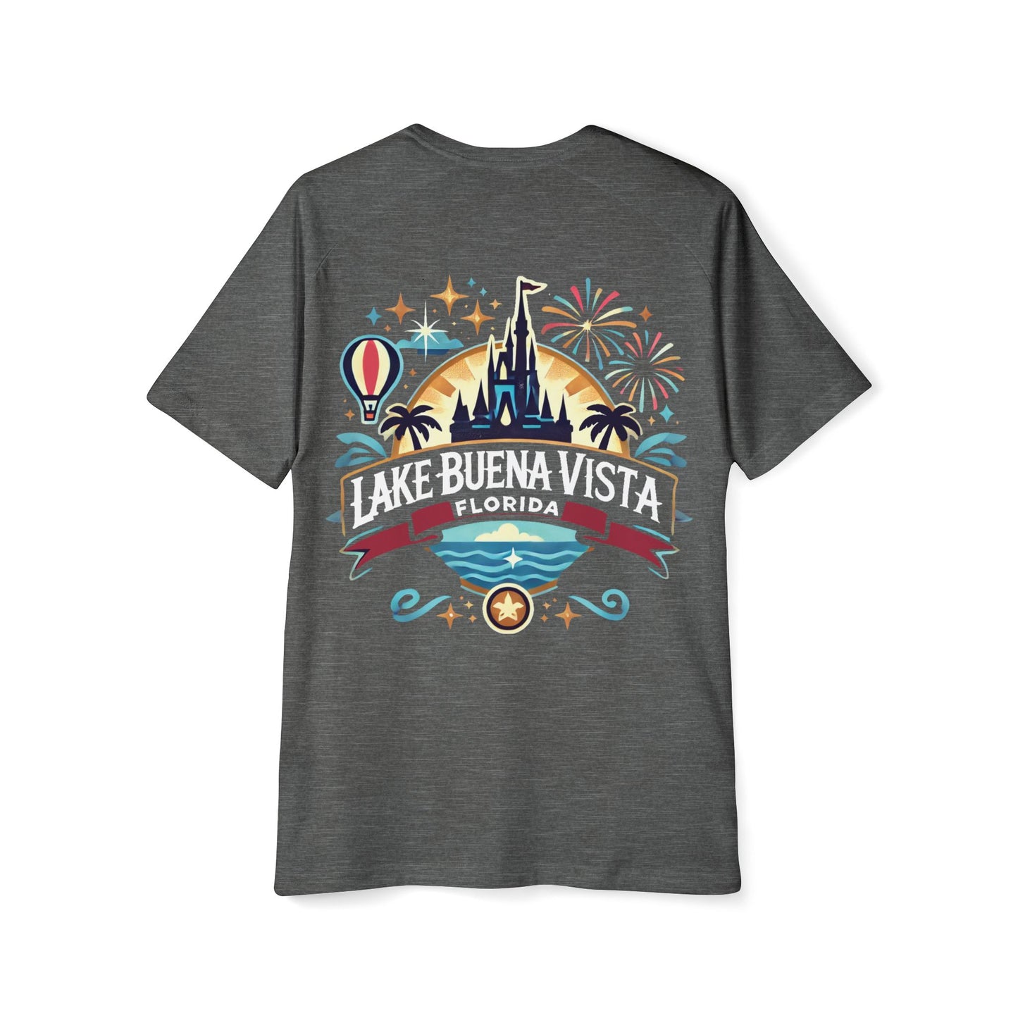 Adventurous Lake Buena Vista Men's Raglan T-Shirt
