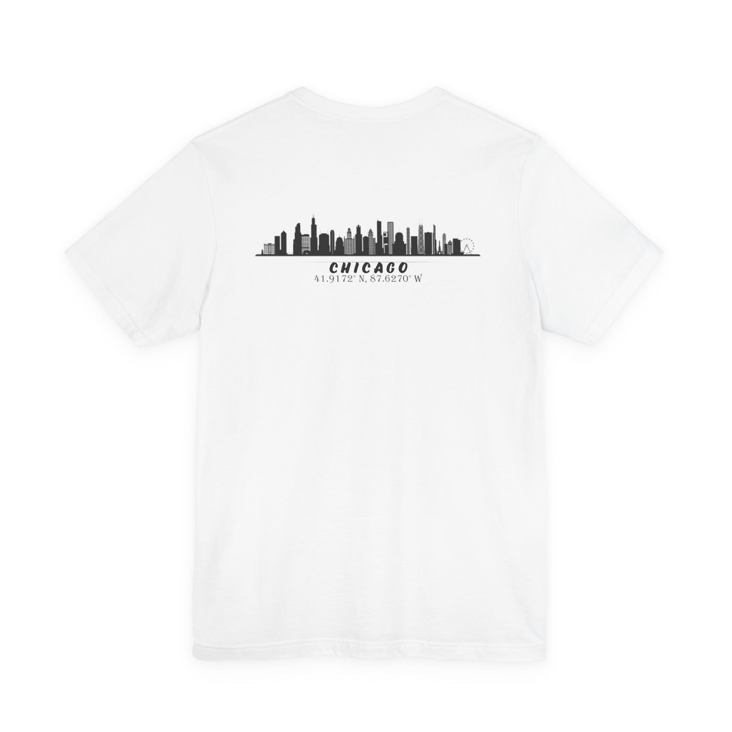 Latitudes Chicago Skyline Unisex Jersey Short Sleeve Tee
