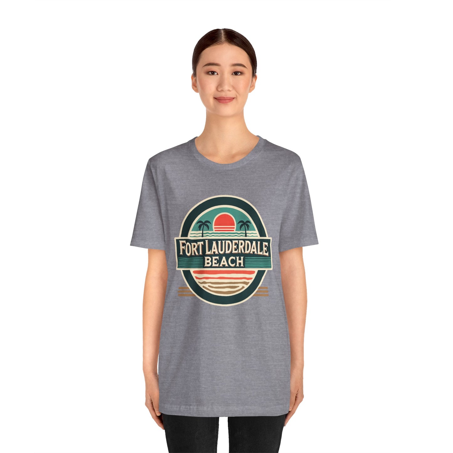 Vintage Fort Lauderdale Unisex Jersey Short Sleeve Tee