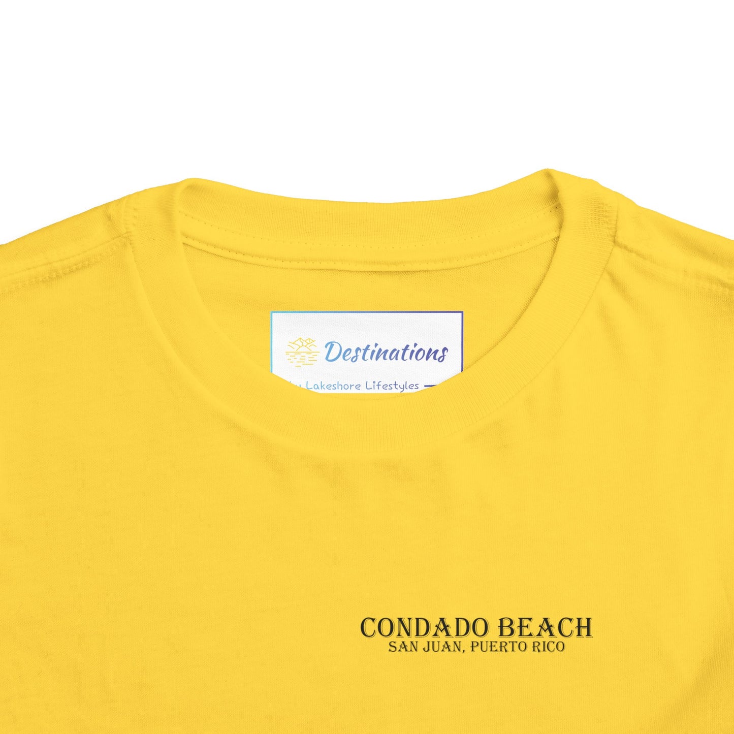 Coastal Vibes Condado Beach Unisex Toddler Short Sleeve Tee