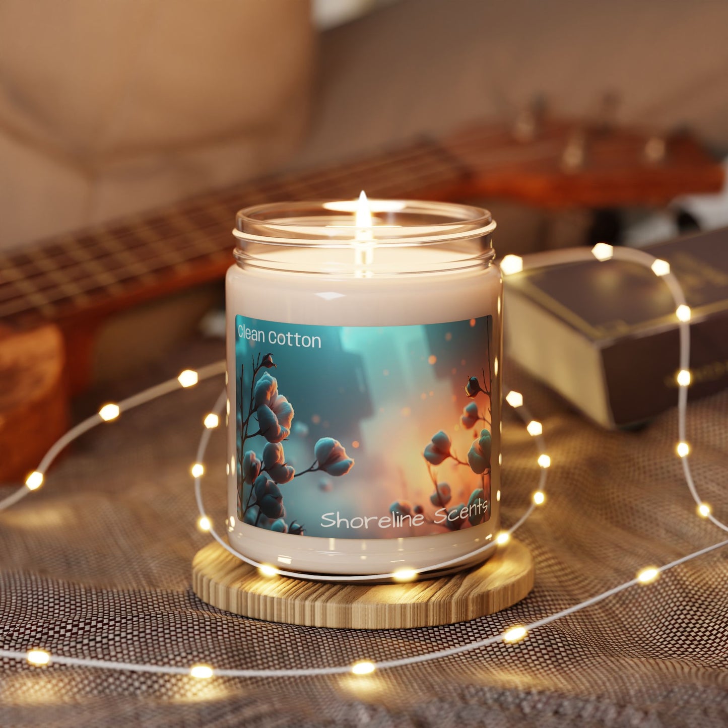 Clean Cotton Scented Soy Candle