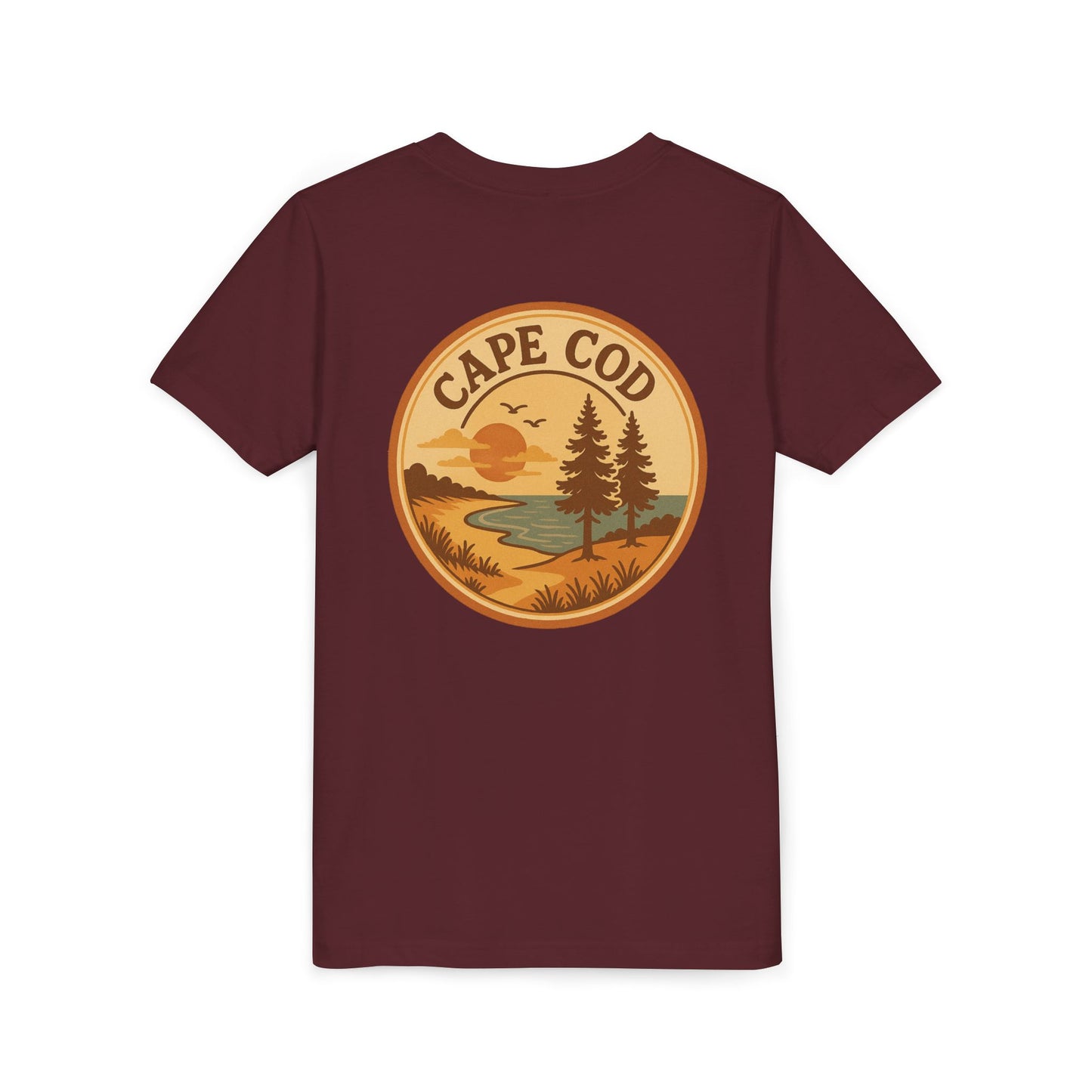 Rustic Cape Cod Unisex Youth Short Sleeve Tee