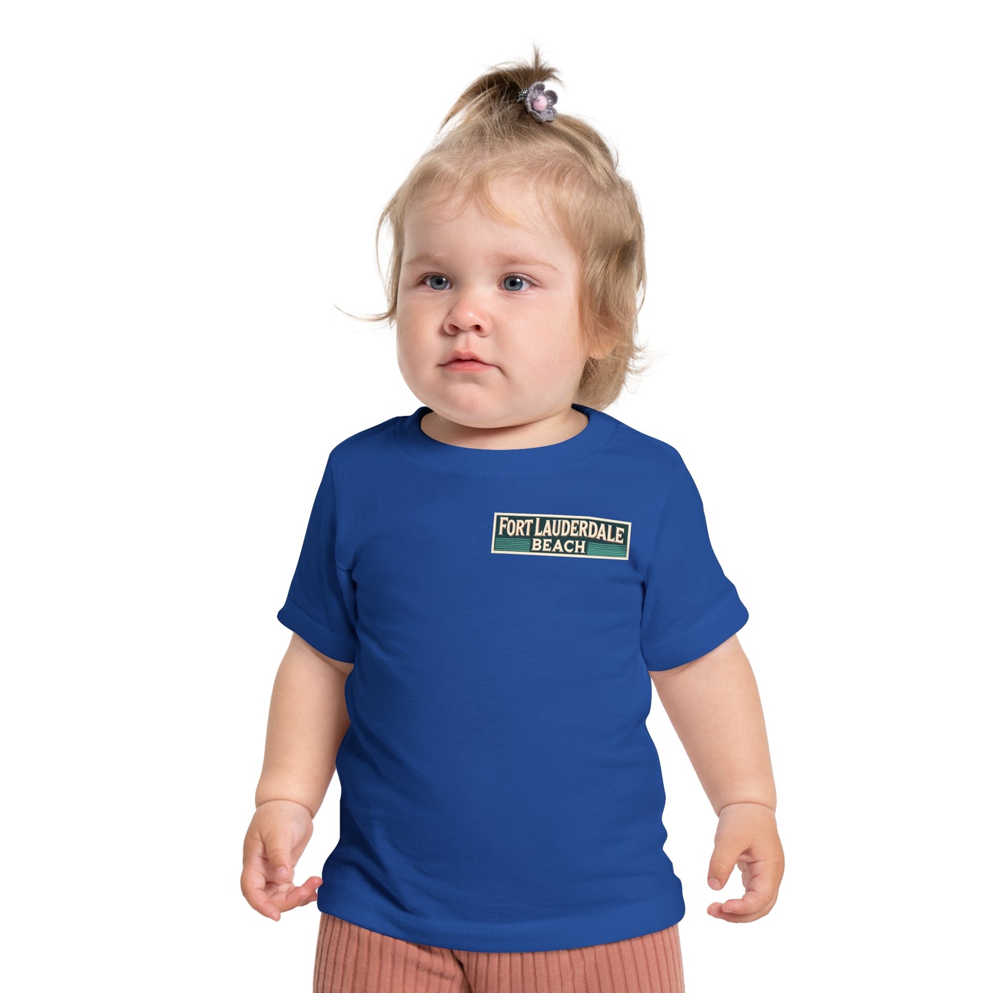 Vintage Fort Lauderdale Unisex Baby Short Sleeve T-Shirt
