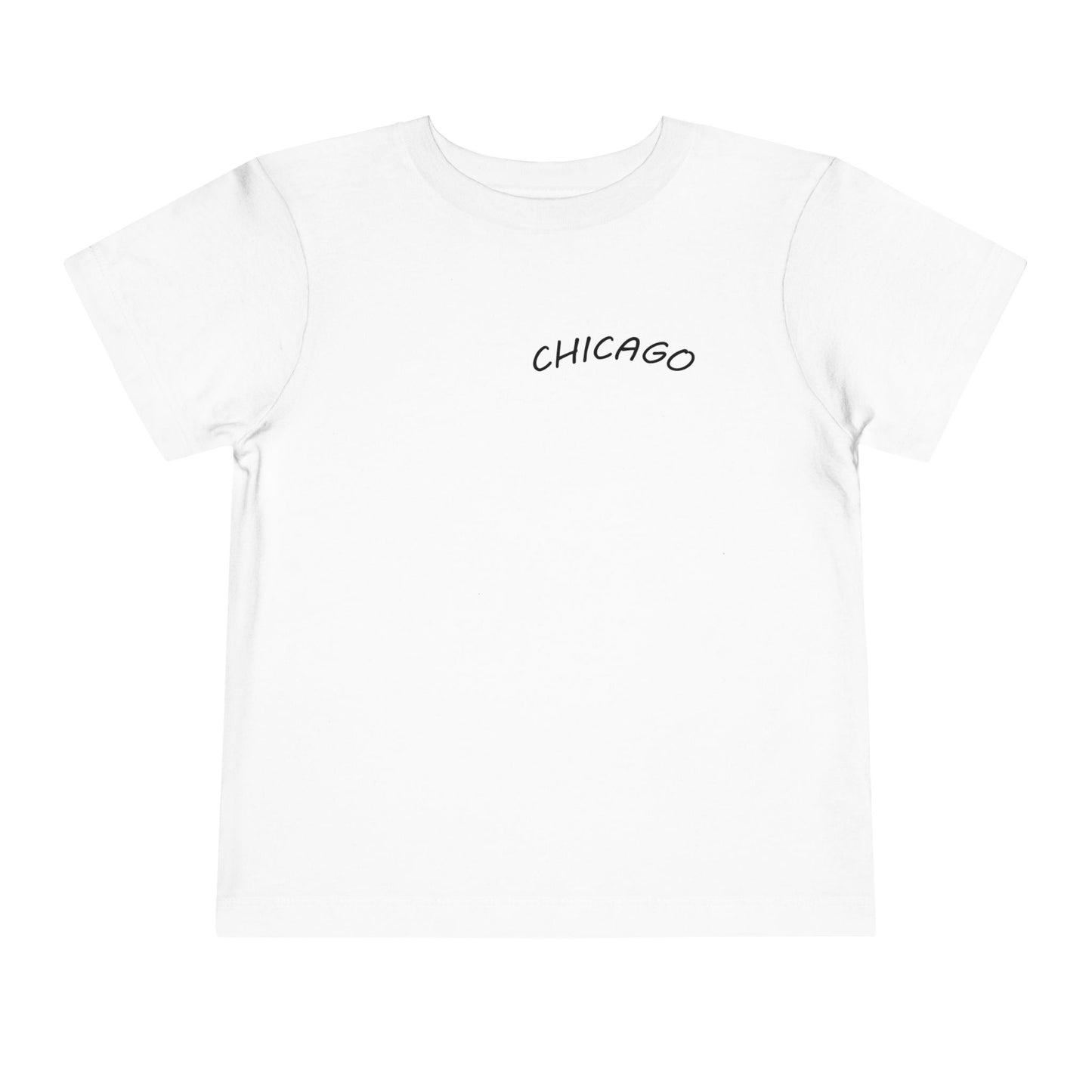 Retro Chicago Sunset Unisex Toddler Short Sleeve Tee