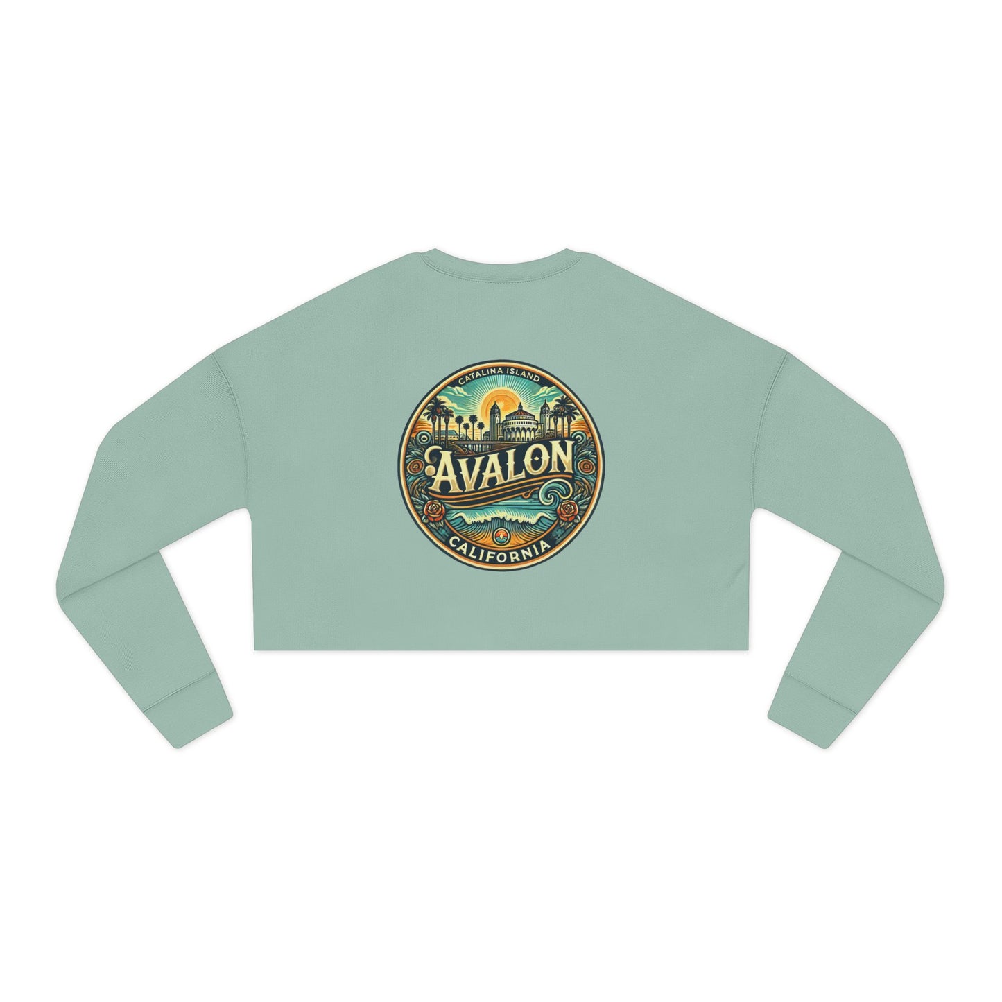 Elegant Avalon Women's Cropped Sweatshirt