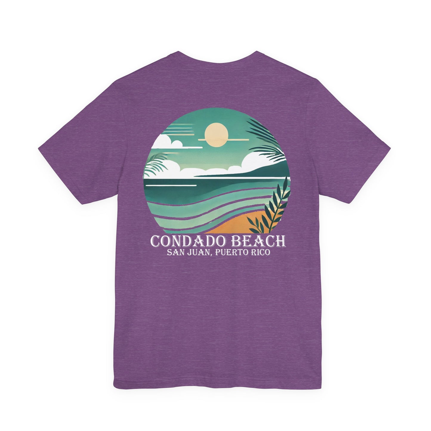 Coastal Vibes Condado Beach Unisex Jersey Short Sleeve Tee
