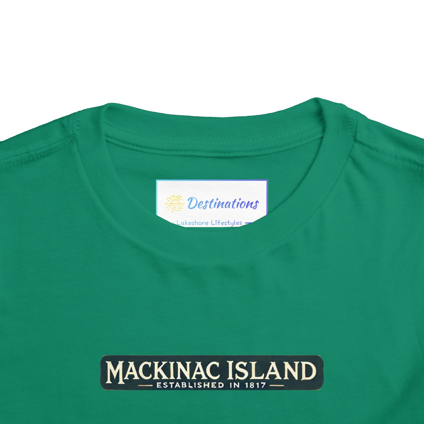 Vintage Mackinac Island Unisex Toddler Short Sleeve Tee