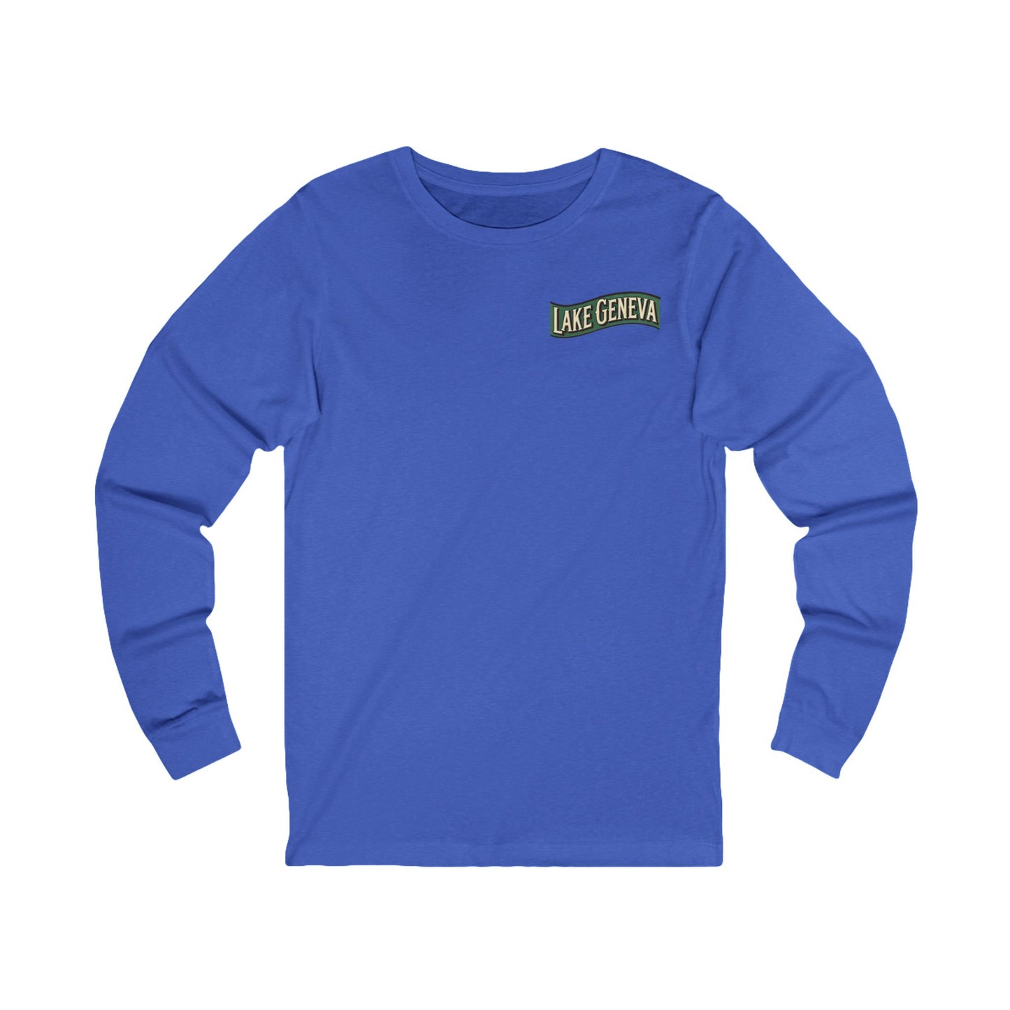 Retro Lake Geneva Unisex Jersey Long Sleeve Tee