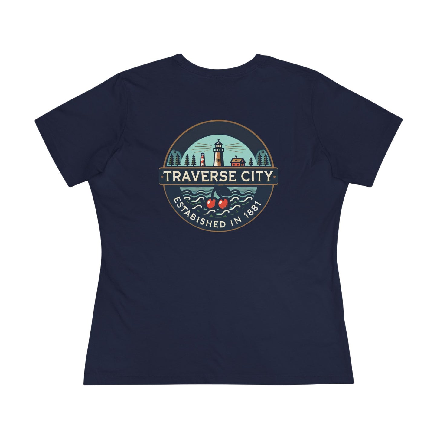 Vintage Traverse City Women's Cotton Tee