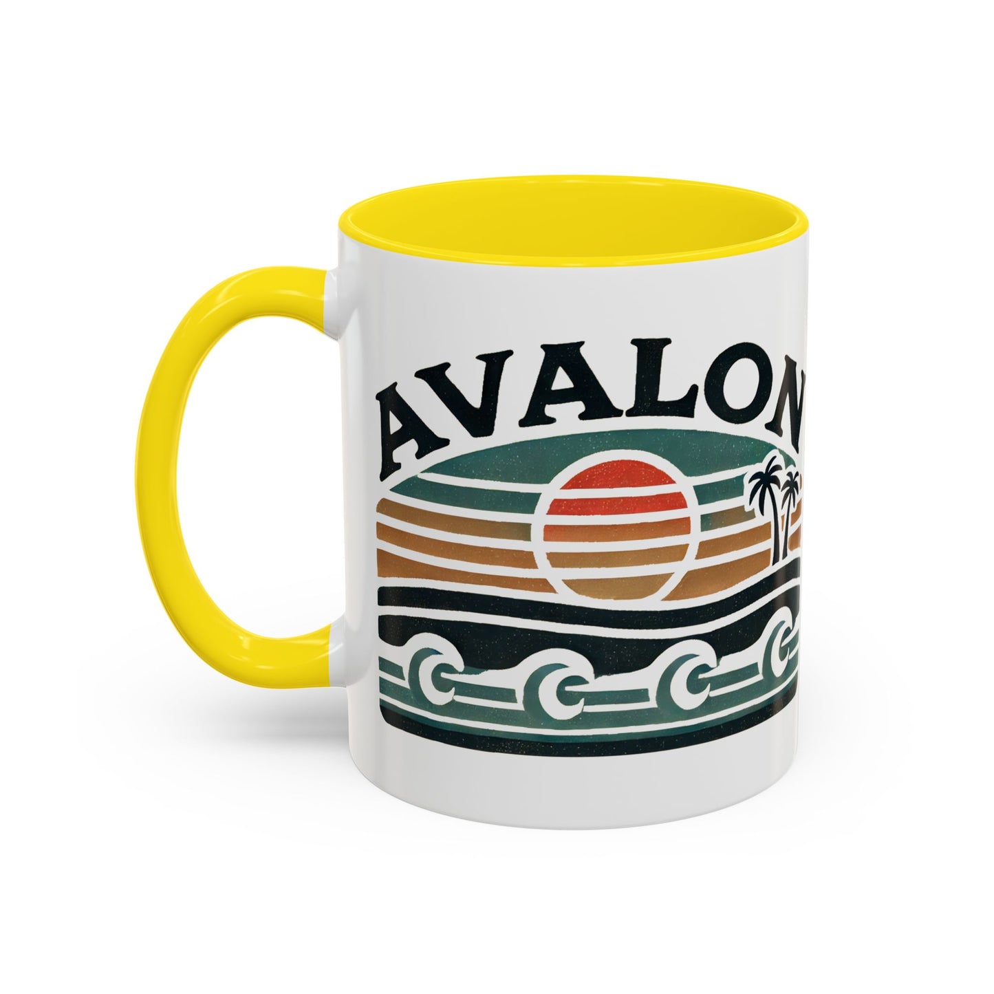 Retro Avalon Accent Coffee Mug