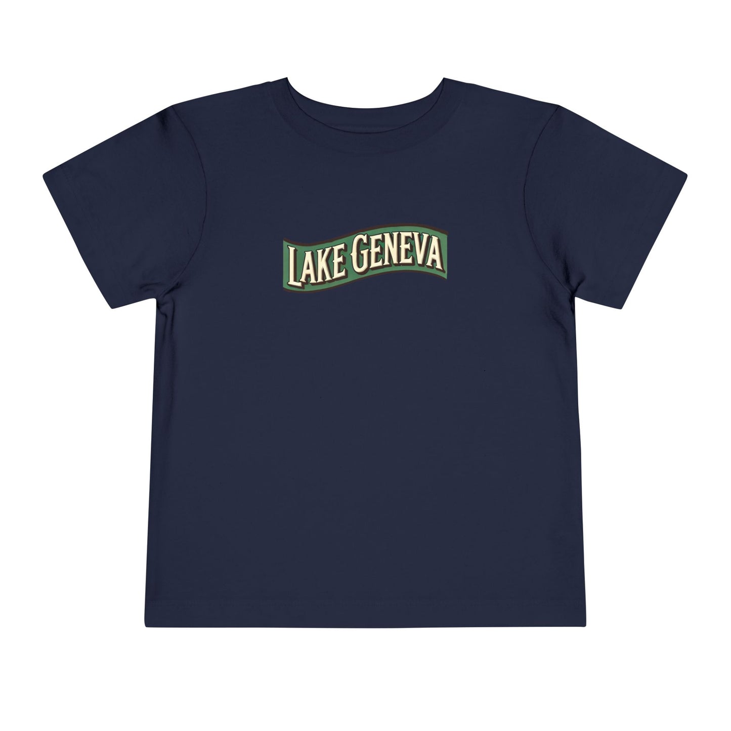 Retro Lake Geneva Unisex Toddler Short Sleeve Tee