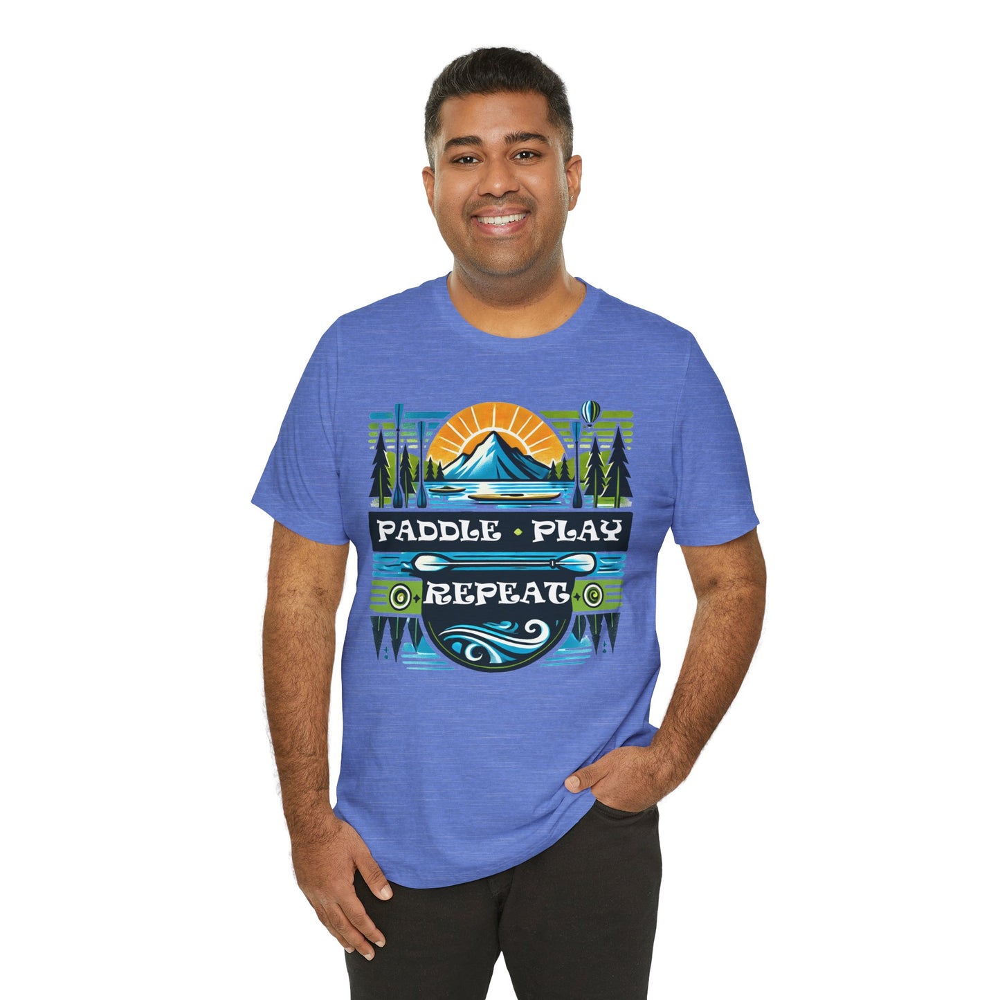 Paddle, Play, Repeat Short Sleeve Tee