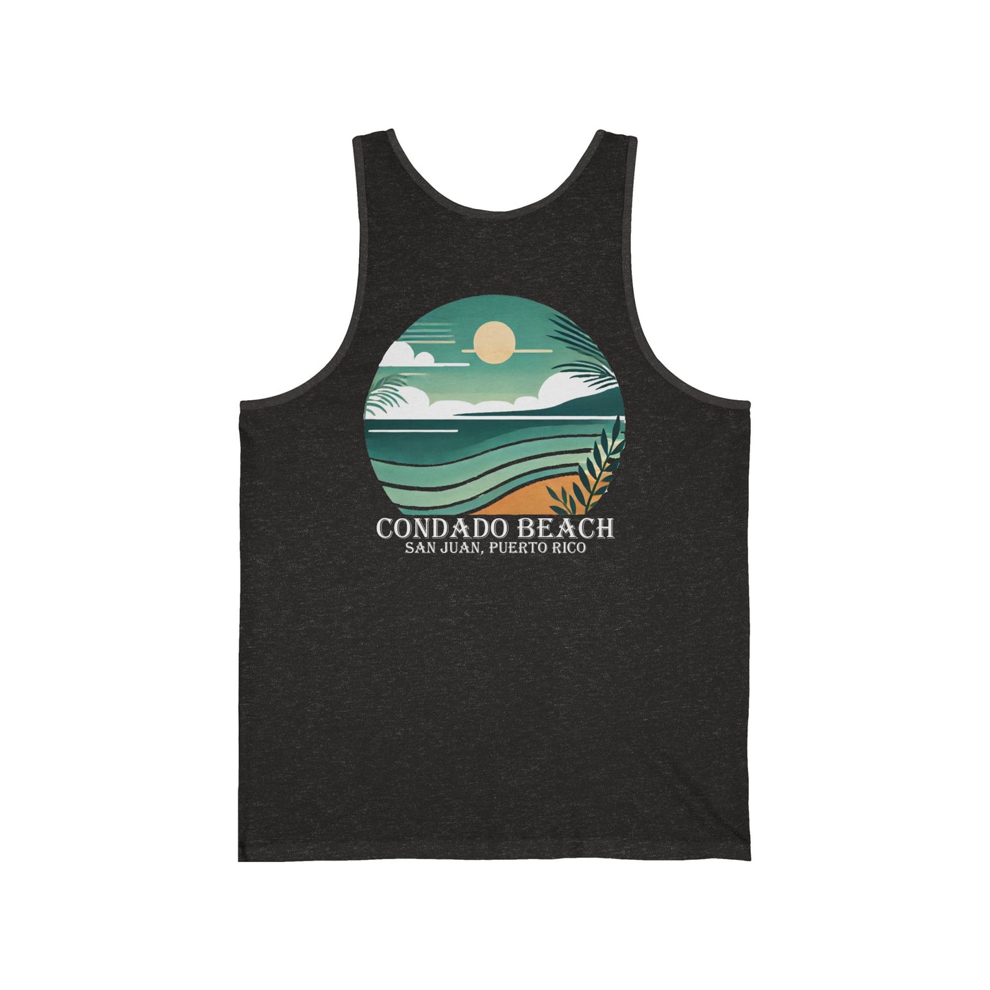 Coastal Vibes Condado Beach Unisex Jersey Tank