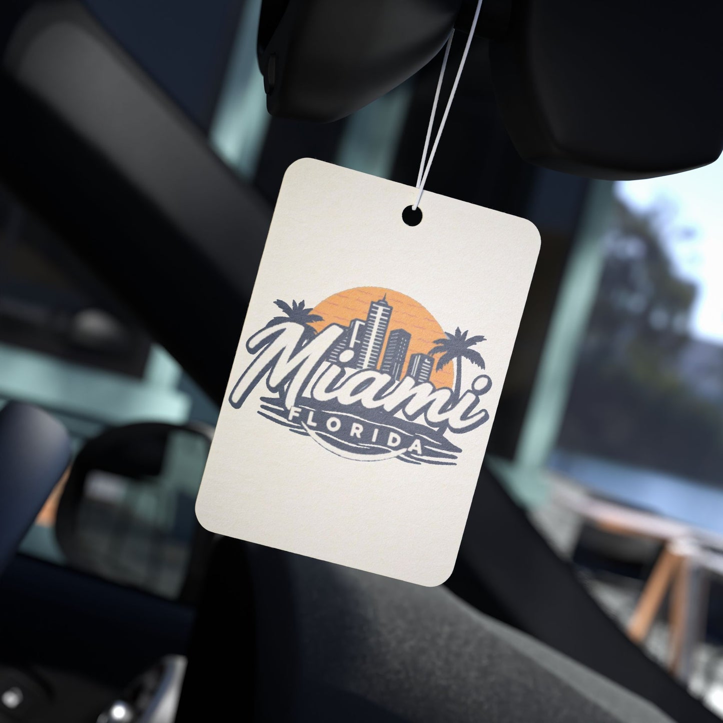 Retro Miami Car Air Freshener