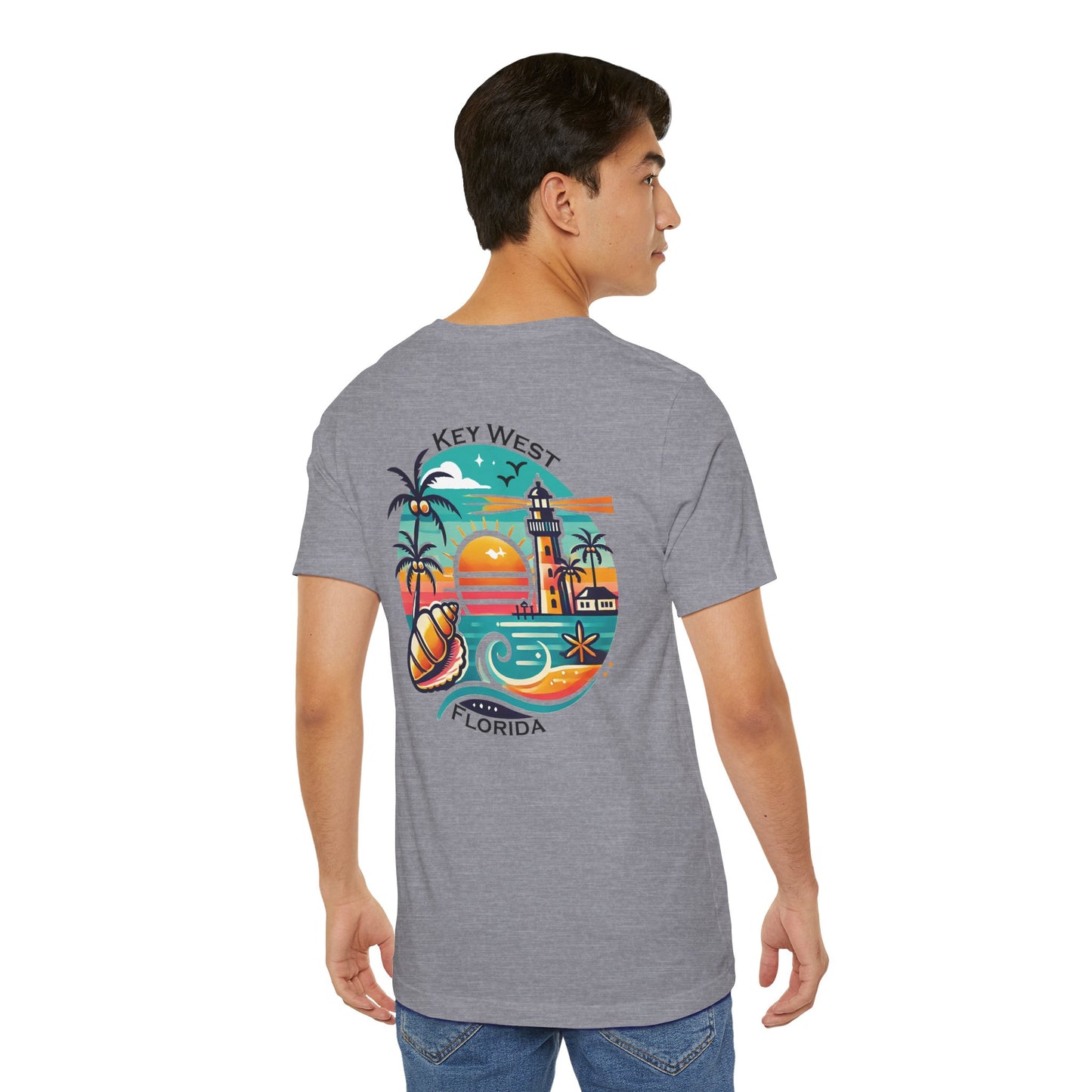 Vibrant Key West Unisex Jersey Short Sleeve Tee