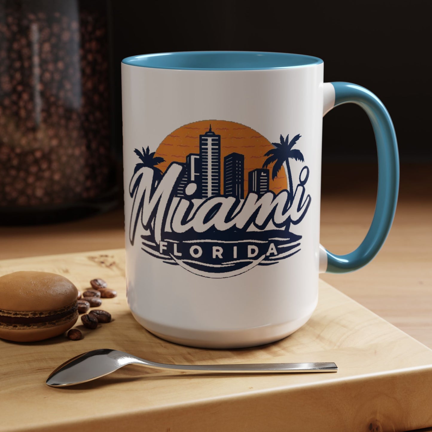 Retro Miami Accent Coffee Mug