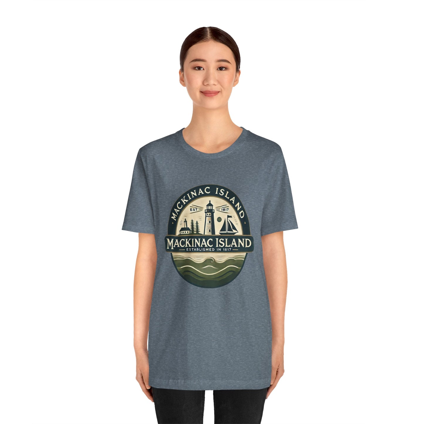 Vintage Mackinac Island Unisex Jersey Short Sleeve Tee