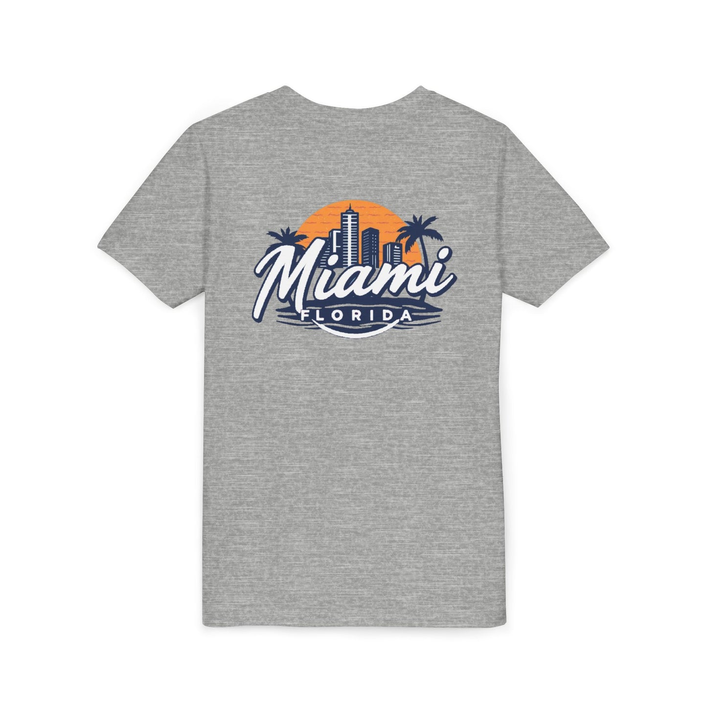 Retro Miami Unisex Youth Short Sleeve Tee