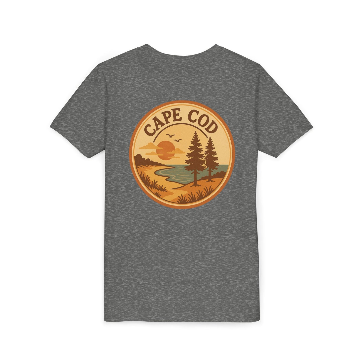 Rustic Cape Cod Unisex Youth Short Sleeve Tee