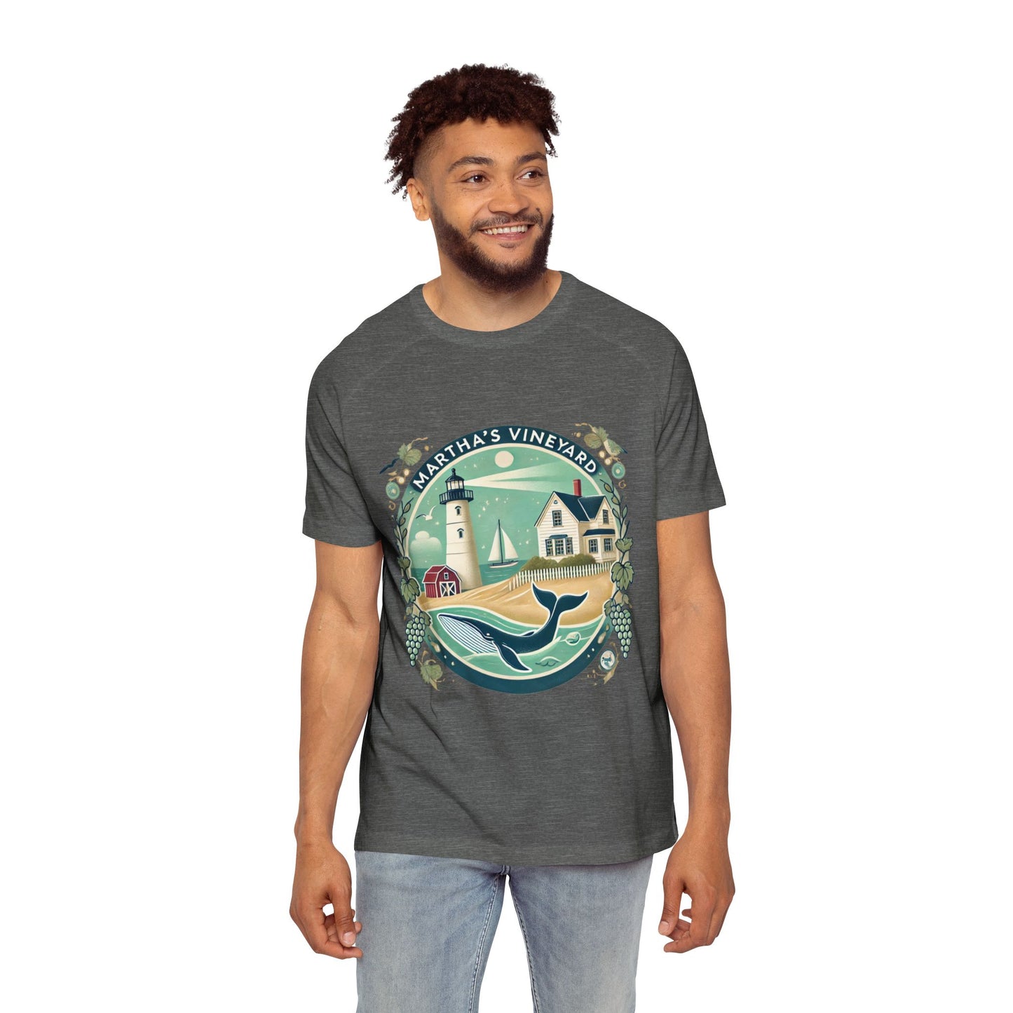 Vintage Martha's Vineyard Men's Raglan T-Shirt