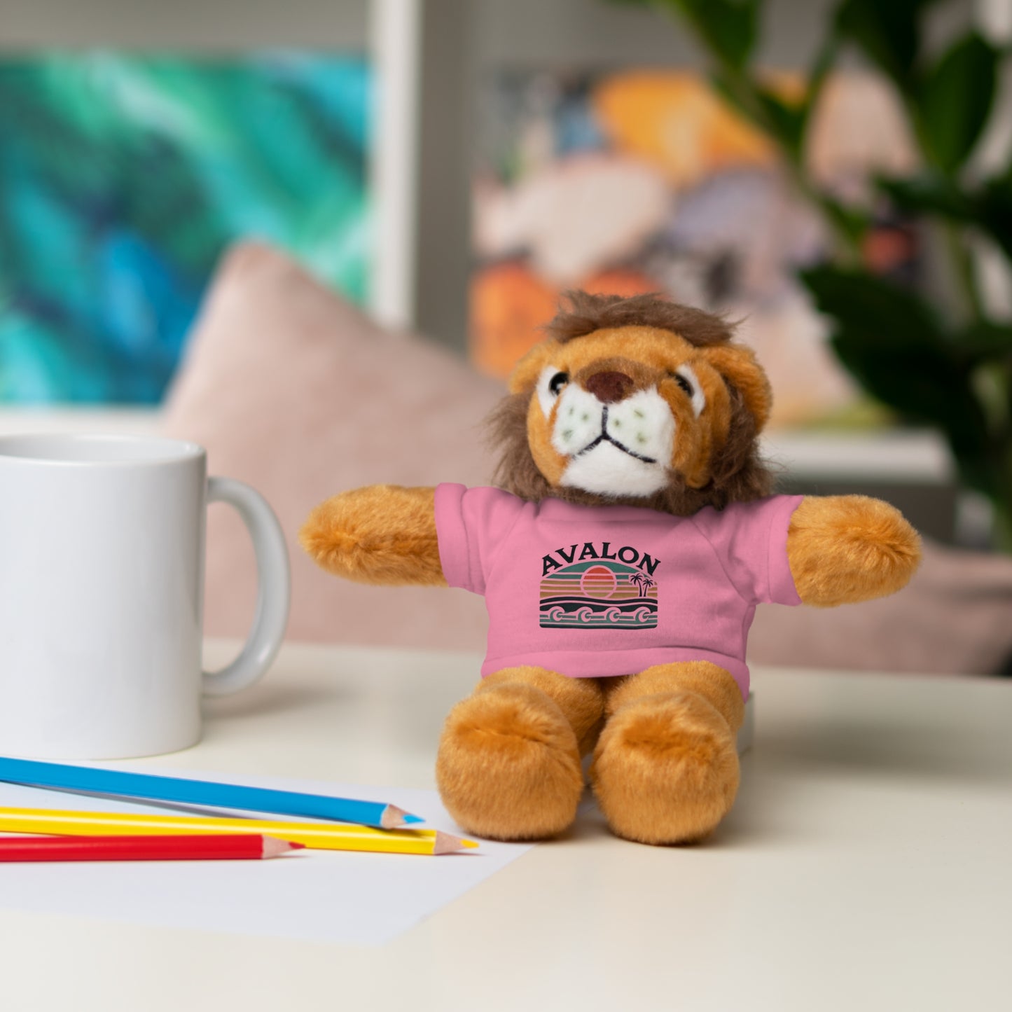 Retro Avalon Stuffed Animals with Tee