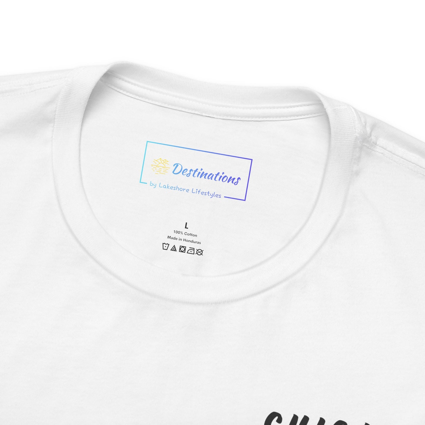 Latitudes Chicago Skyline Unisex Jersey Short Sleeve Tee