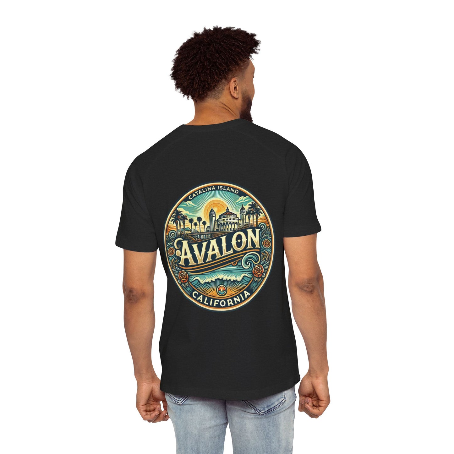 Elegant Avalon Men's Raglan T-Shirt