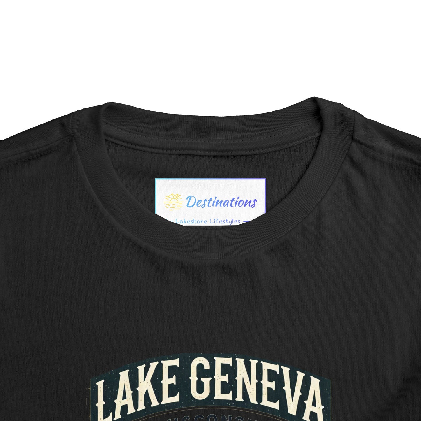 Vintage Lake Geneva Unisex Toddler Short Sleeve Tee