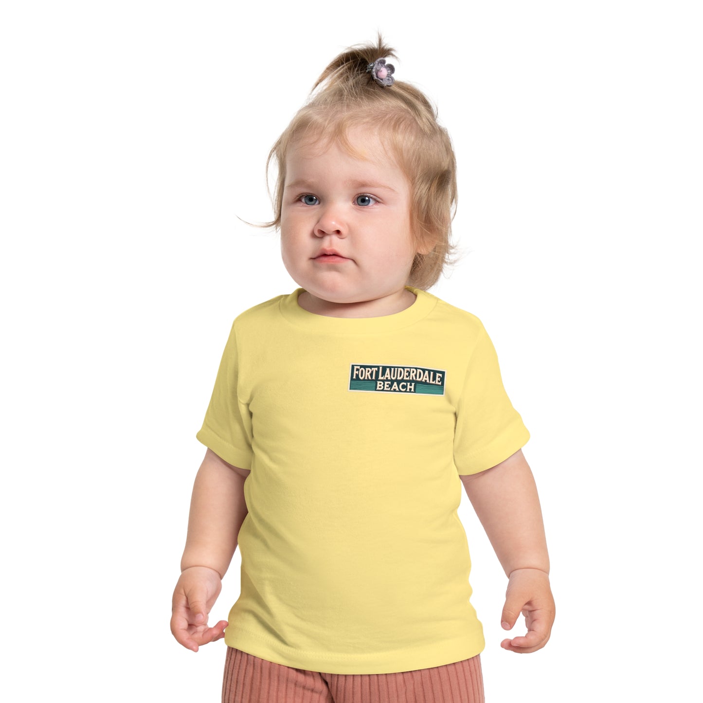 Vintage Fort Lauderdale Unisex Baby Short Sleeve T-Shirt