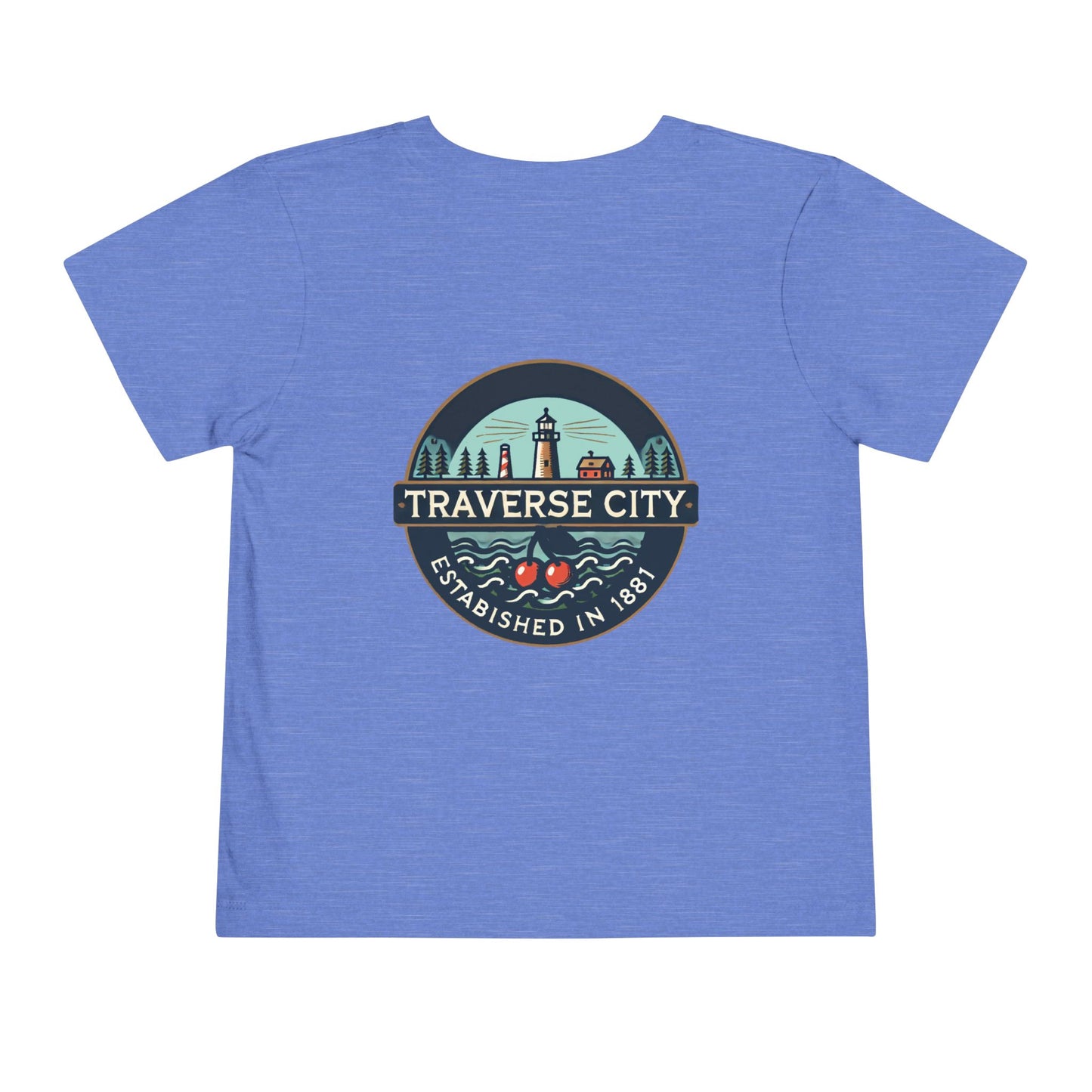Vintage Traverse City Unisex Toddler Short Sleeve Tee
