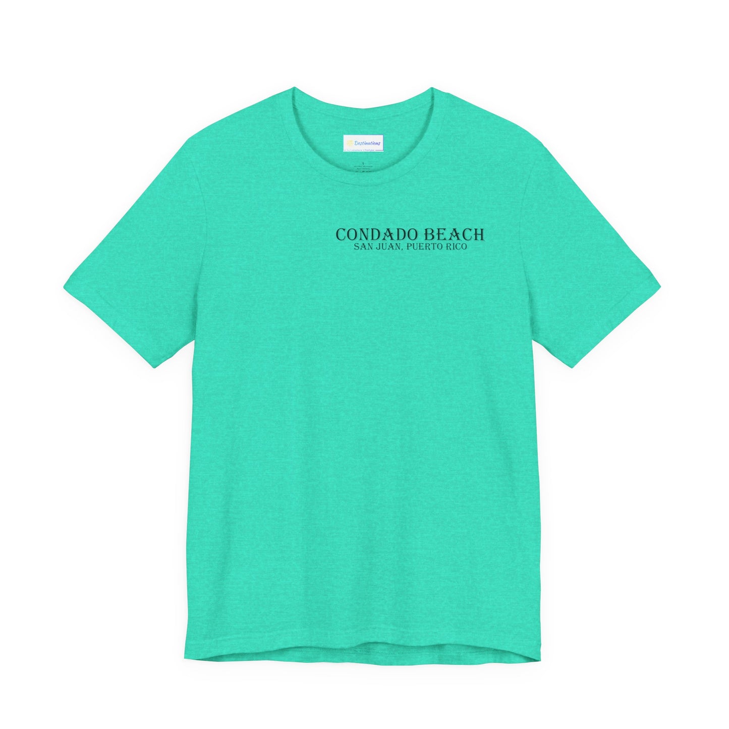 Coastal Vibes Condado Beach Unisex Jersey Short Sleeve Tee