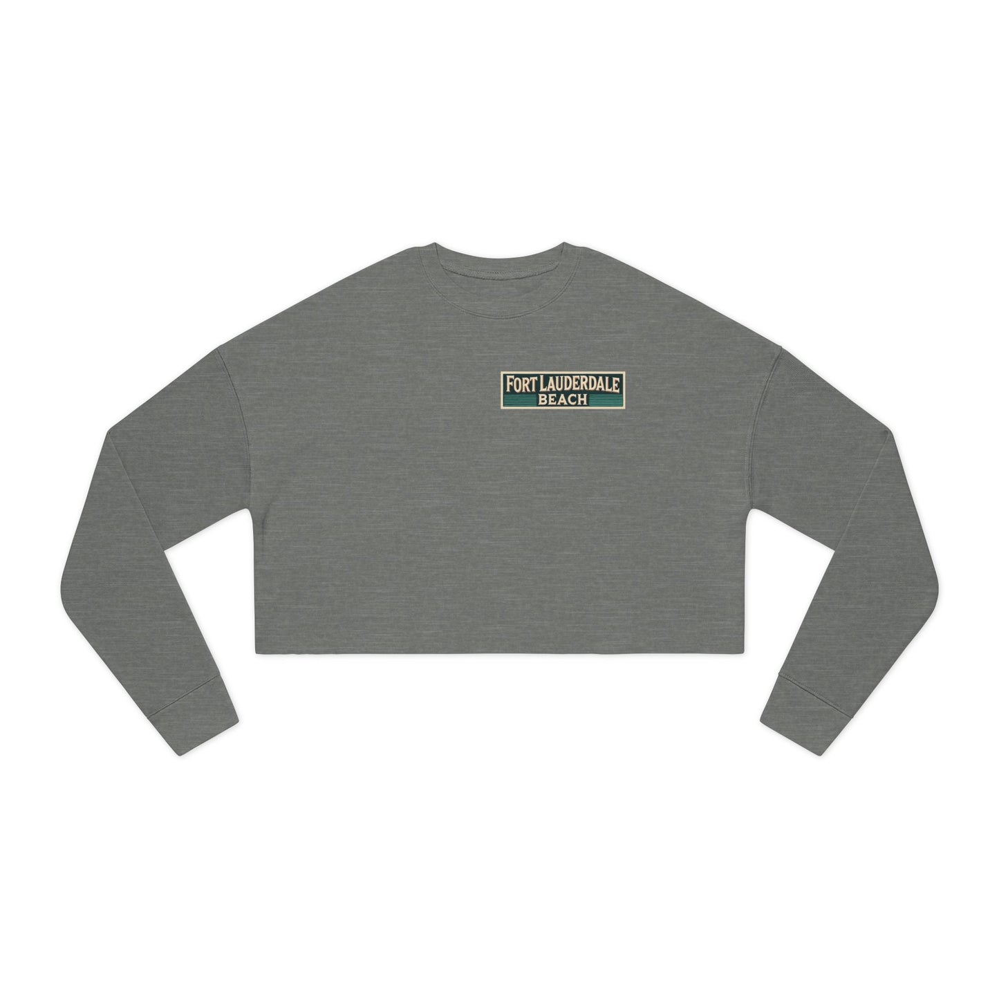 Vintage Fort Lauderdale Women's Cropped Sweatshirt