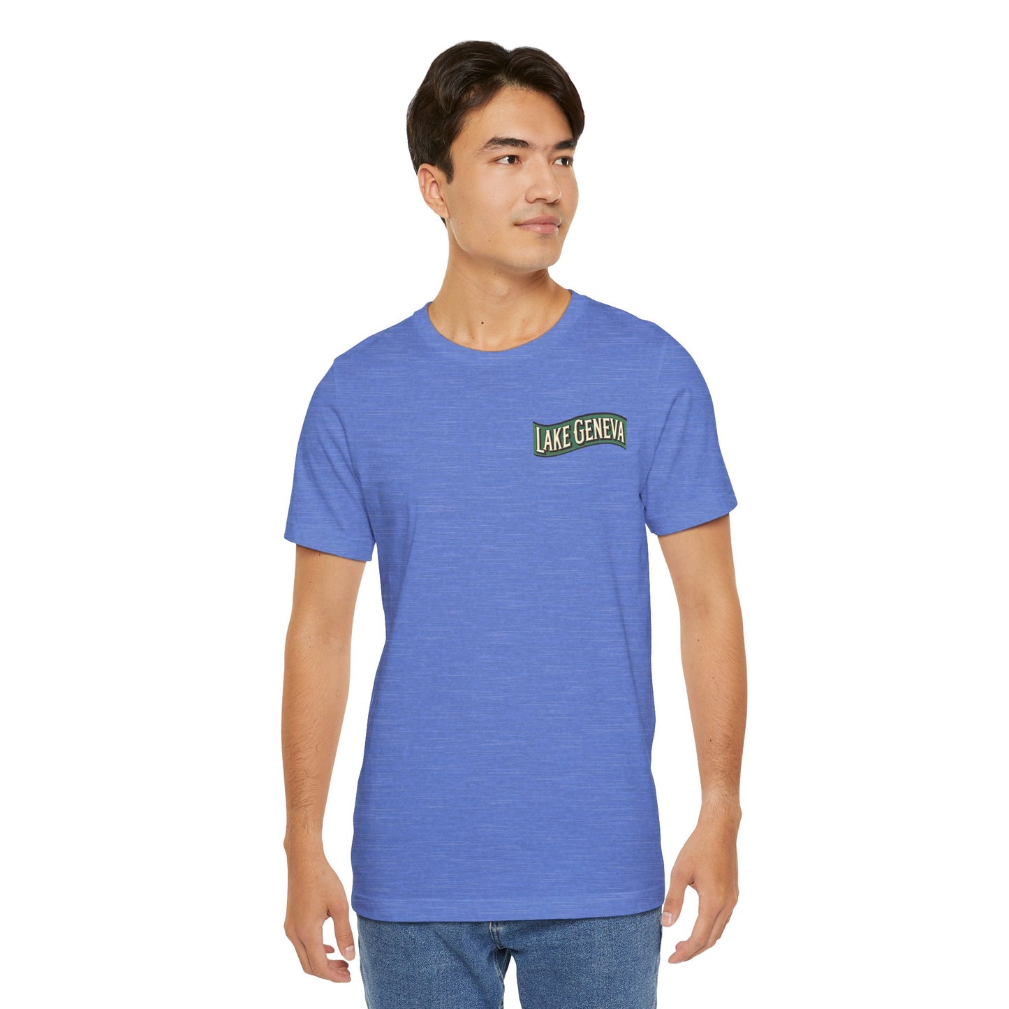 Retro Lake Geneva Unisex Jersey Short Sleeve Tee