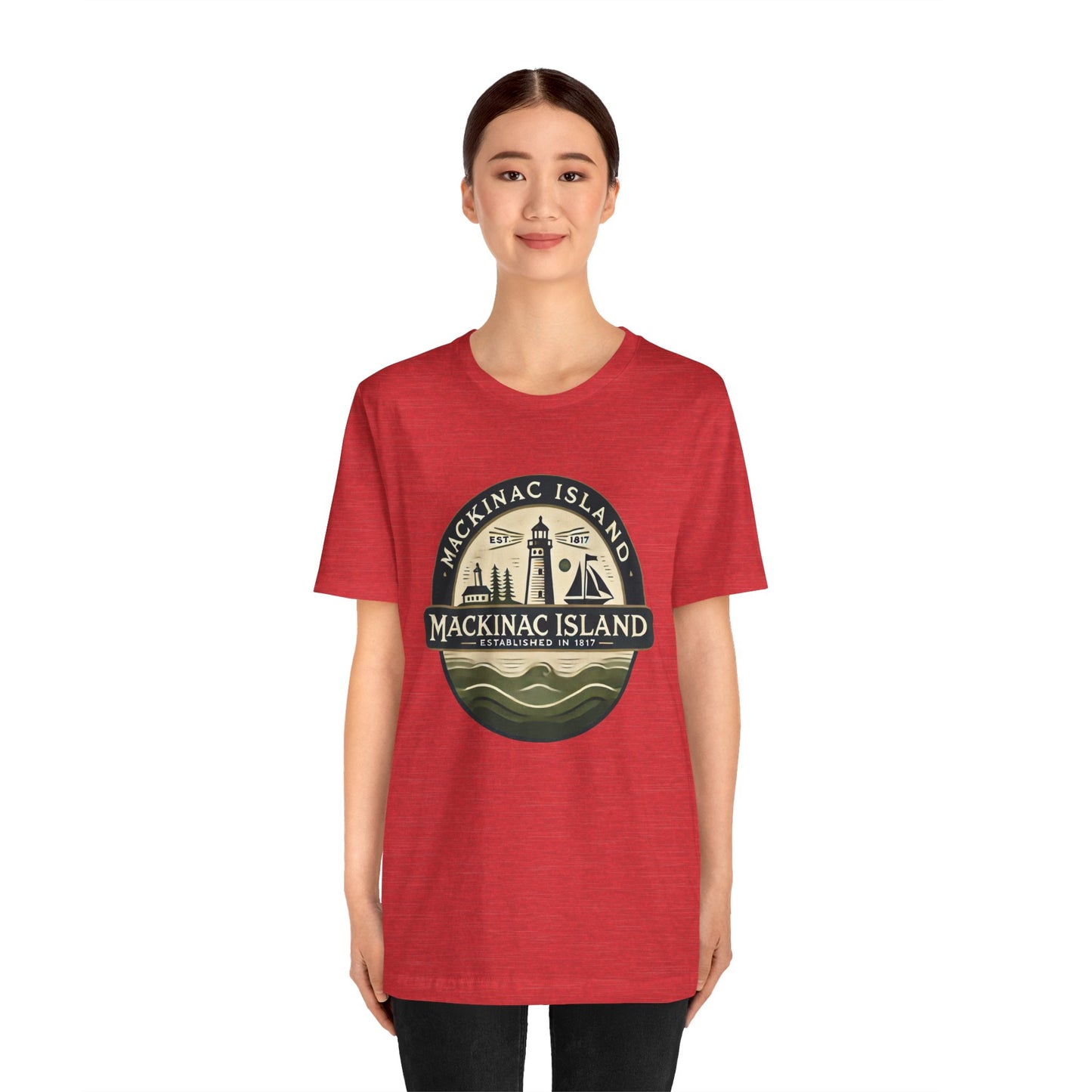 Vintage Mackinac Island Unisex Jersey Short Sleeve Tee