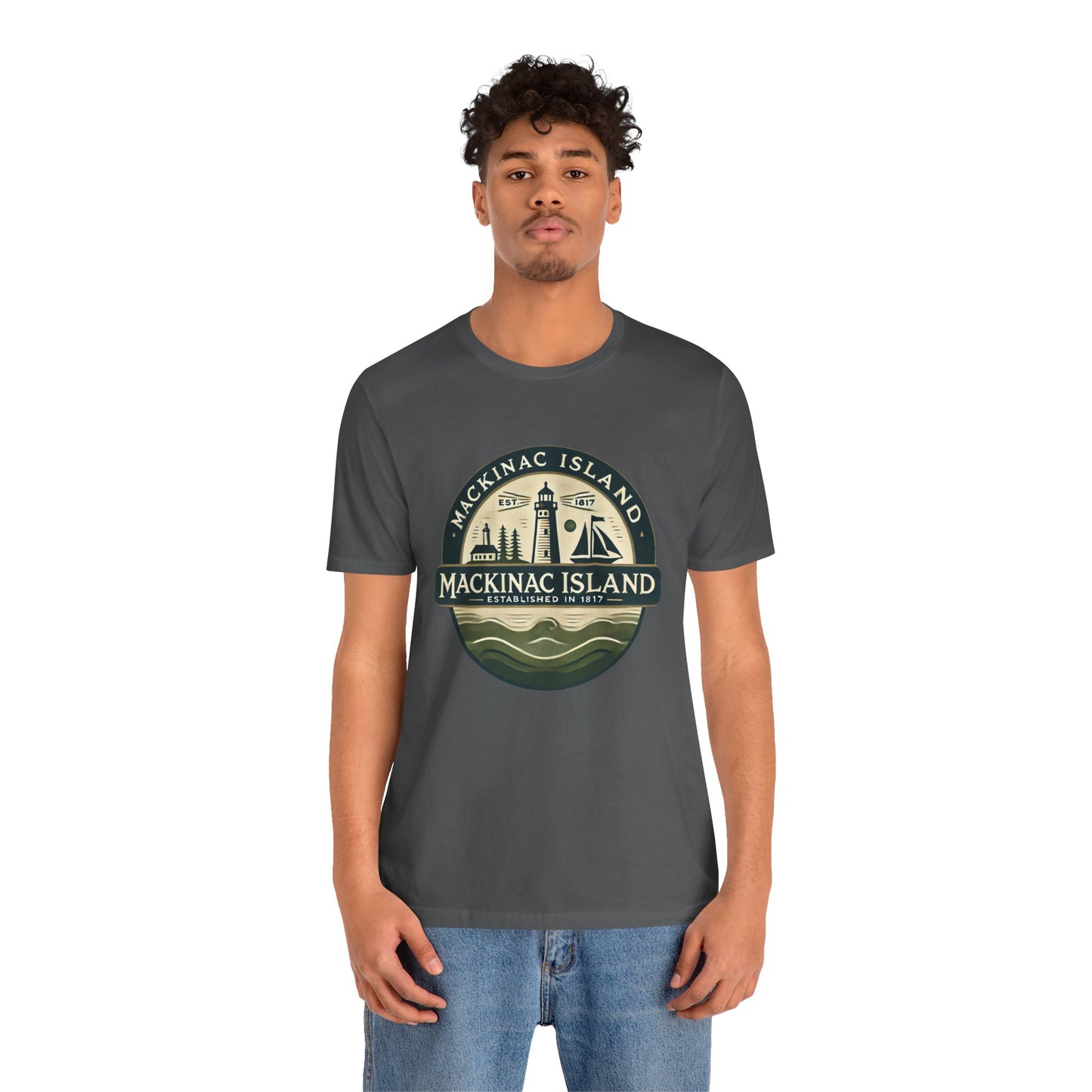 Vintage Mackinac Island Unisex Jersey Short Sleeve Tee