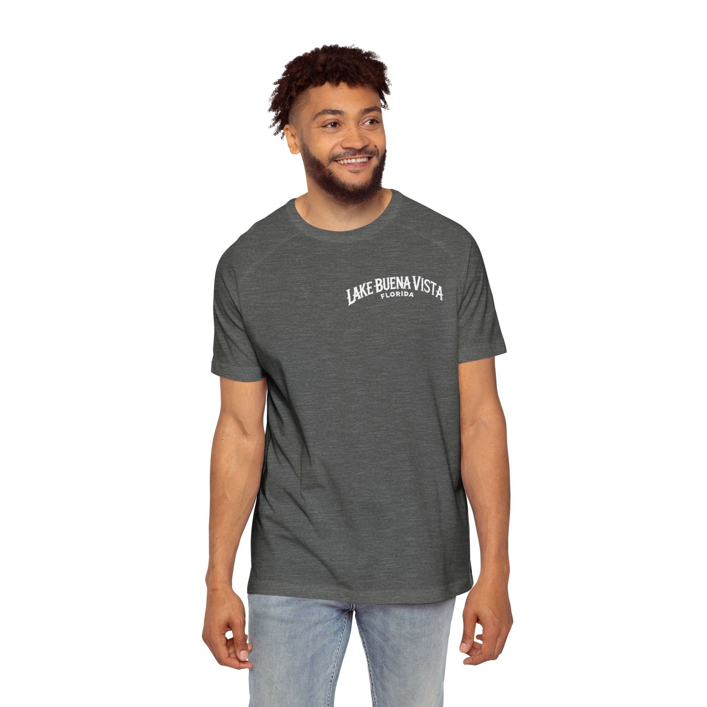 Adventurous Lake Buena Vista Men's Raglan T-Shirt