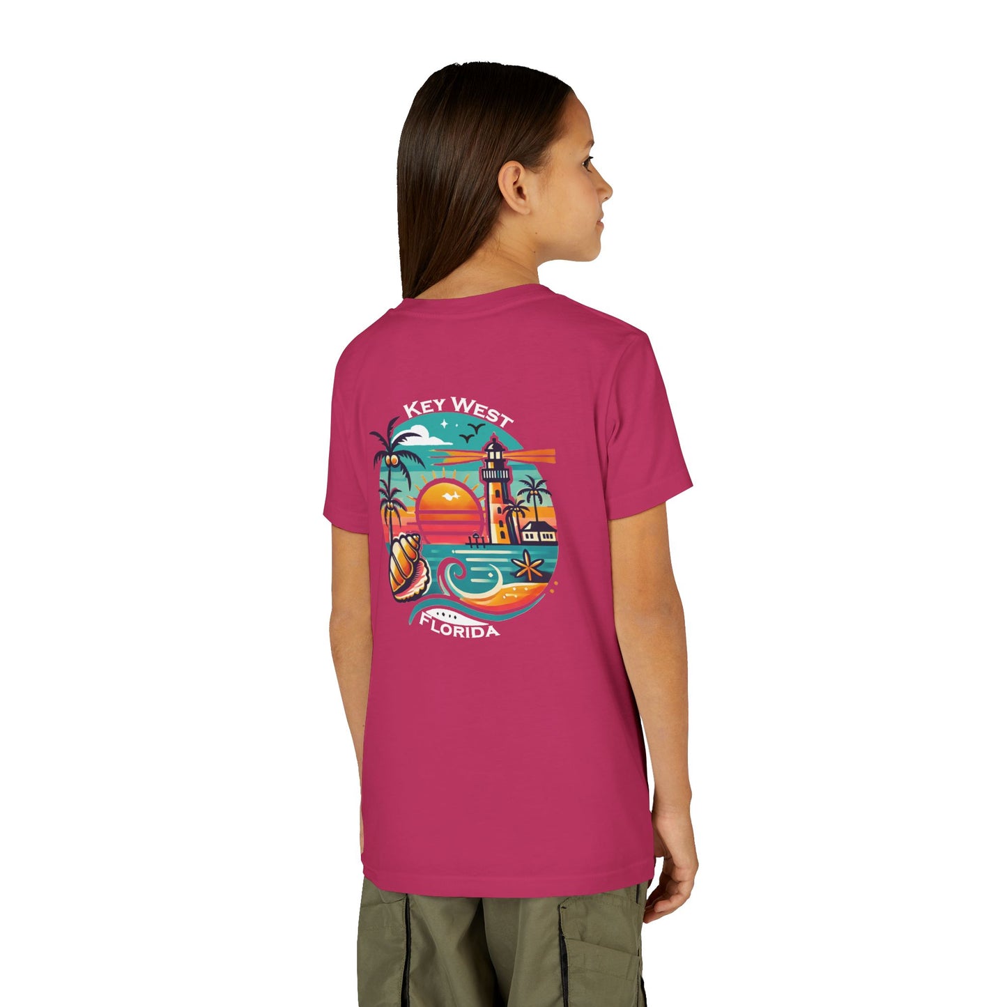 Vibrant Key West Youth Short Sleeve Tee