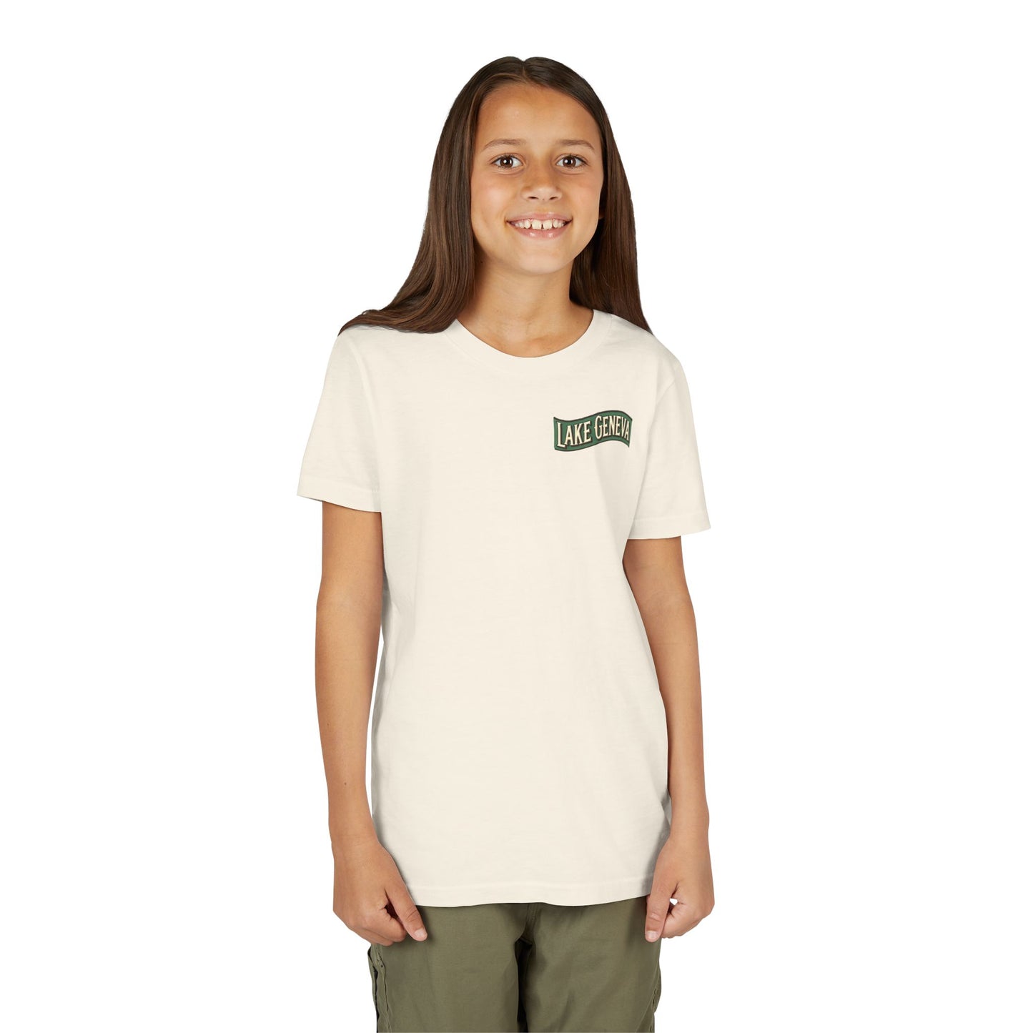 Retro Lake Geneva Unisex Youth Short Sleeve Tee