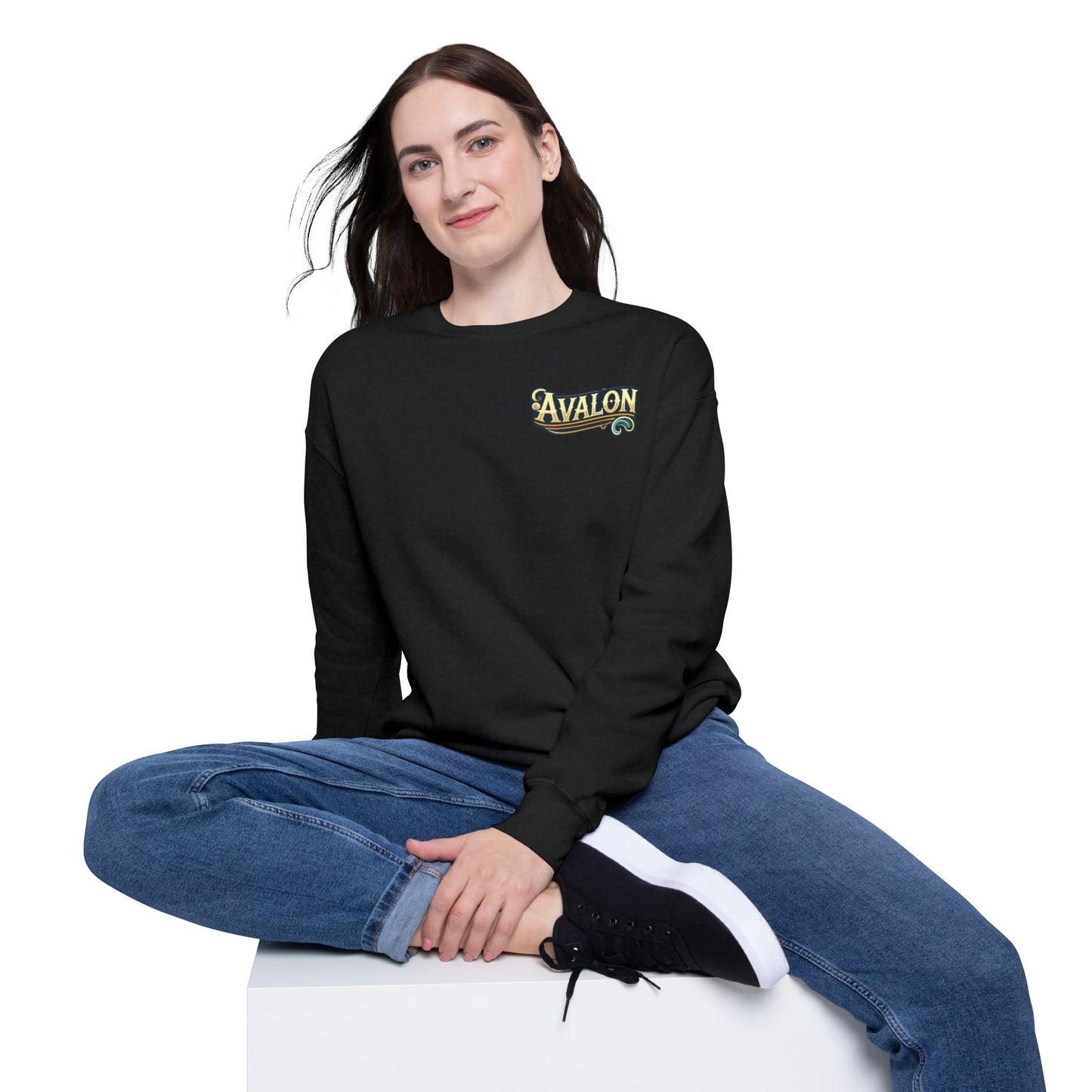 Elegant Avalon Unisex Drop Shoulder Sweatshirt