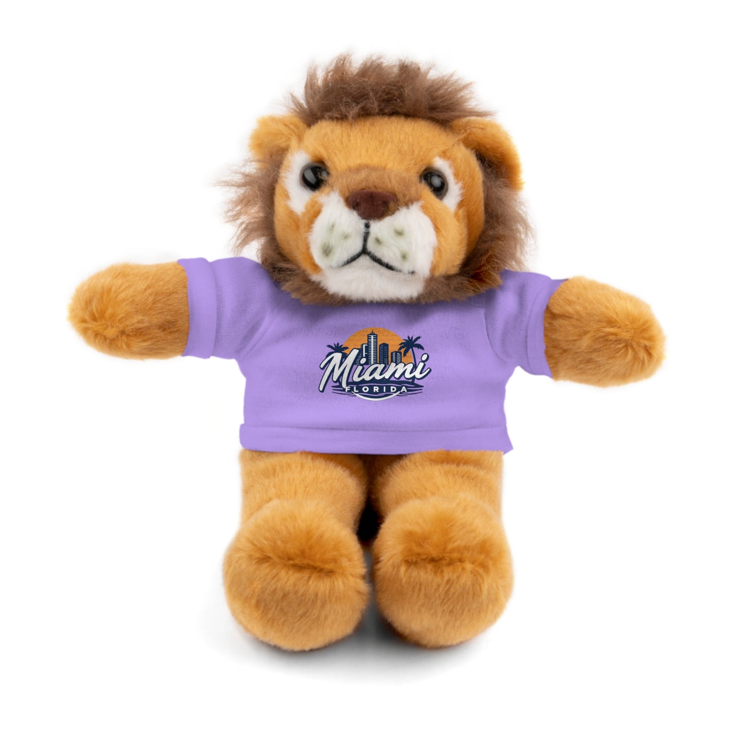 Retro Miami Stuffed Animals with Tee