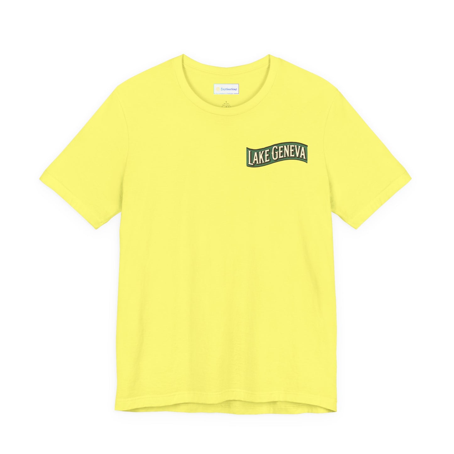 Retro Lake Geneva Unisex Jersey Short Sleeve Tee