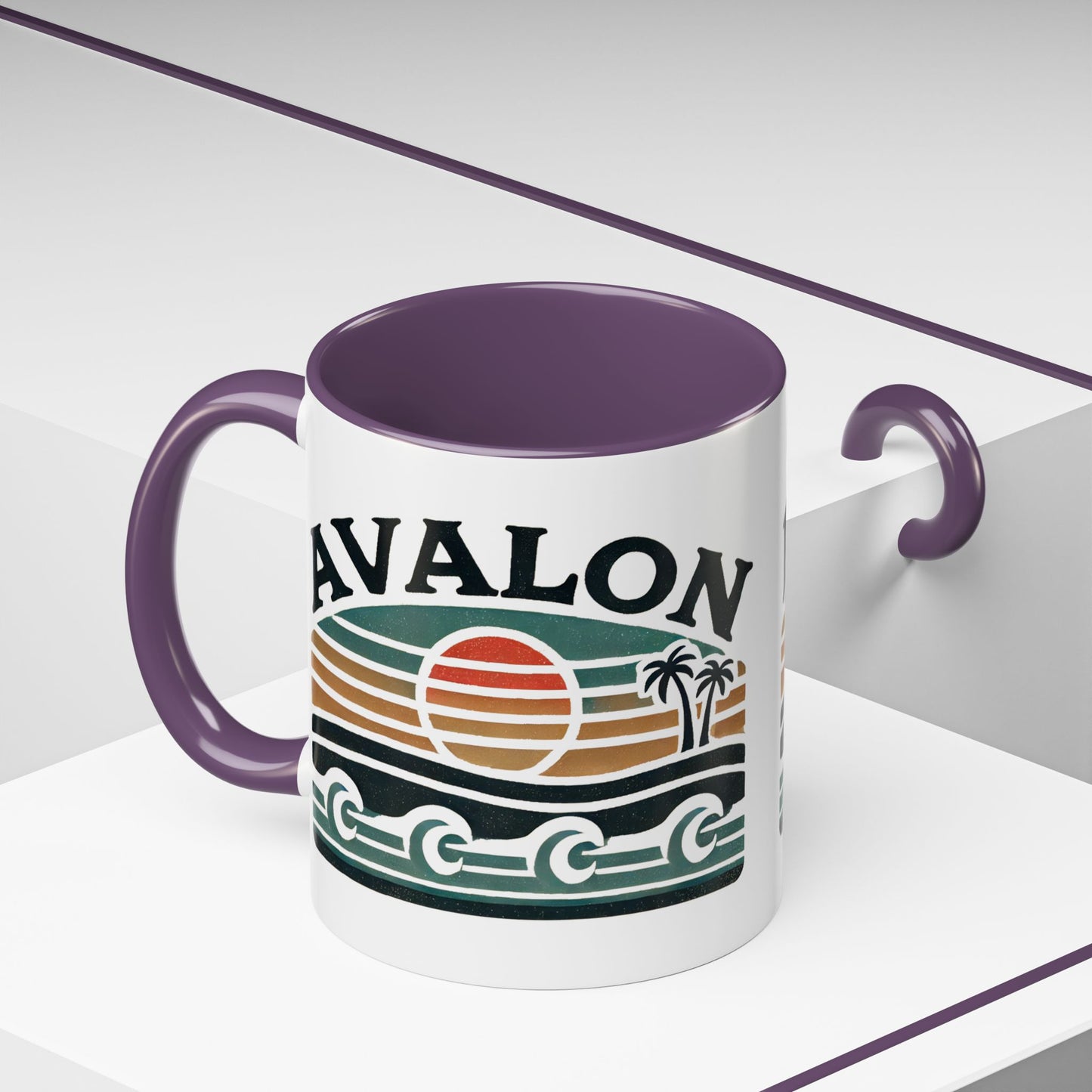 Retro Avalon Accent Coffee Mug