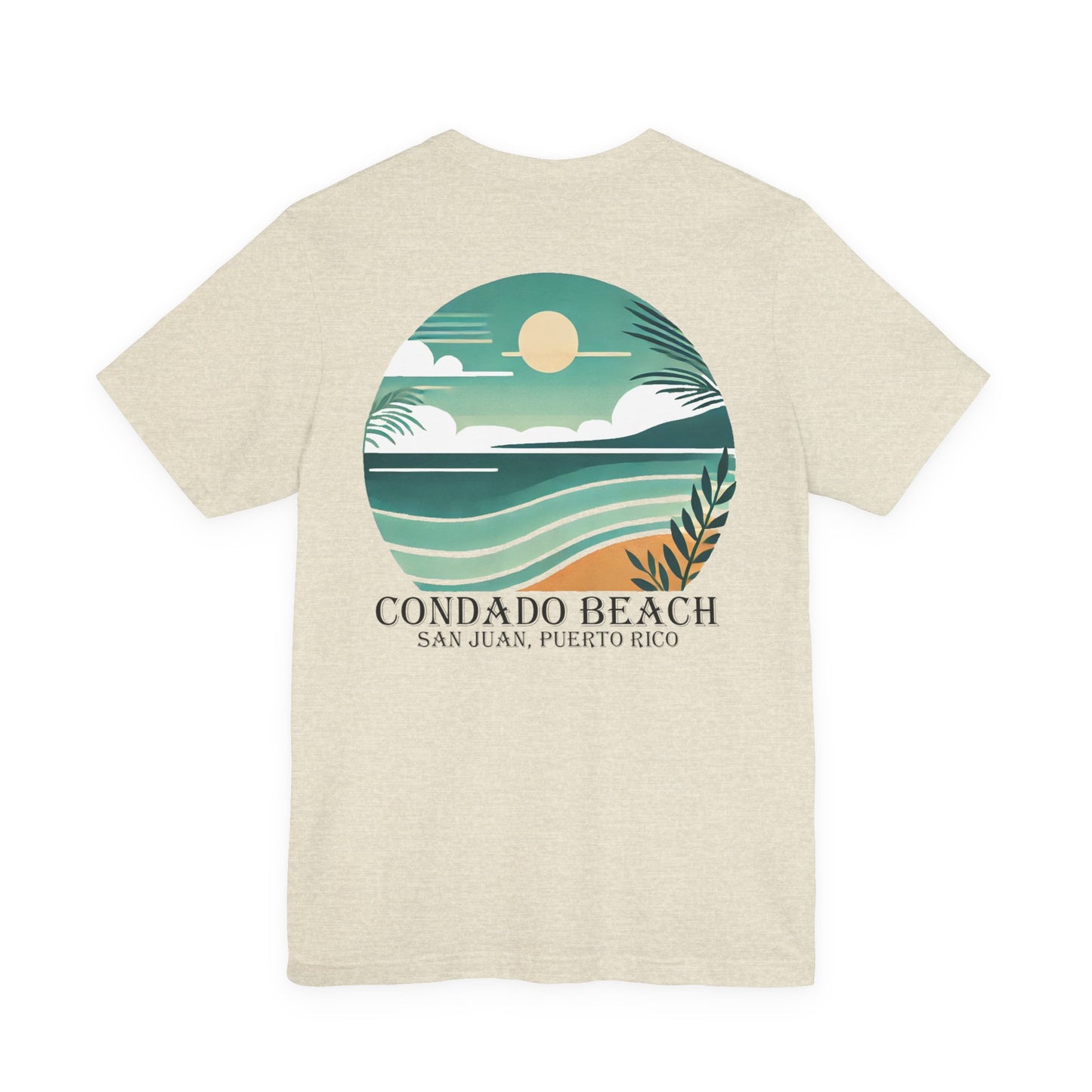 Coastal Vibes Condado Beach Unisex Jersey Short Sleeve Tee