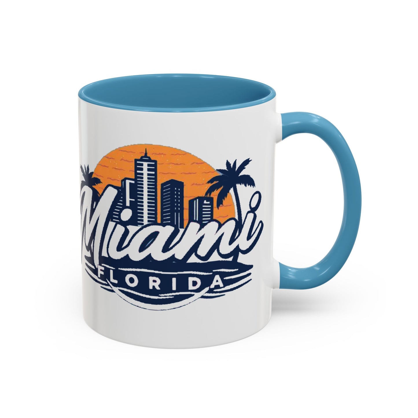 Retro Miami Accent Coffee Mug