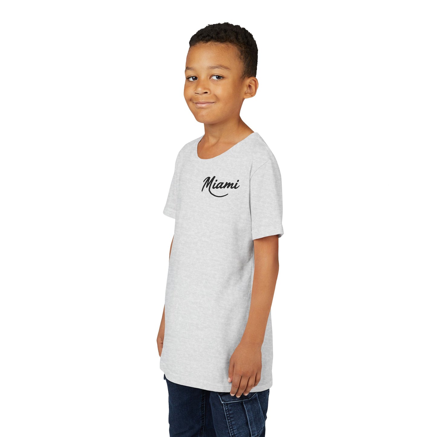 Retro Miami Unisex Youth Short Sleeve Tee
