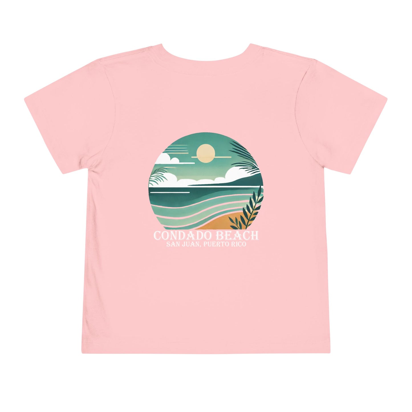 Coastal Vibes Condado Beach Unisex Toddler Short Sleeve Tee